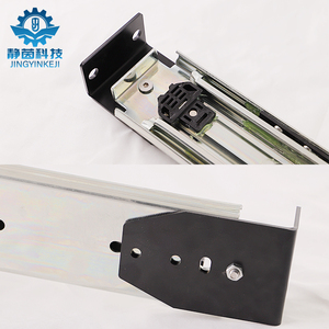 Rechter Winkel plus fester Block schwarze Halterung L-förmige Spezialwinkeleisen-Hardware verbundenes Schrift lager für Hochleistungs-Gleit schiene - Product Image 2