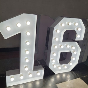 Giant Large 3Ft 4Ft 5Ft Marquee Letters a to Z Number Templates 2Ft <strong>Led</strong> Marquee Letters for <strong>Sale</strong> Near Me <strong>Led</strong> Letter Light - Product Image 4