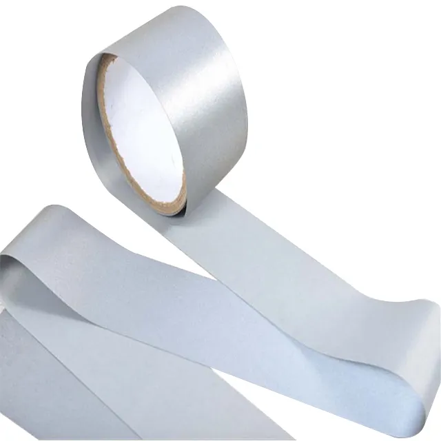 Retro weiß/silber reflektieren des Klebeband Stoff Eisen auf Material Wärme übertragung reflektieren des Tuch Verkehrs warnband