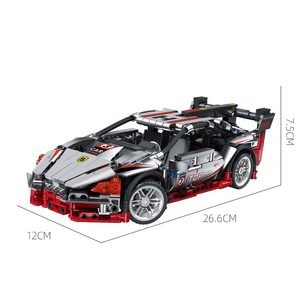 QS Manufactory Toy costruzione fai da te 2.4Ghz programmazione App a 4 canali Dual-Mode telecomando modello di auto Building Block Set giocattoli - Product Image 5