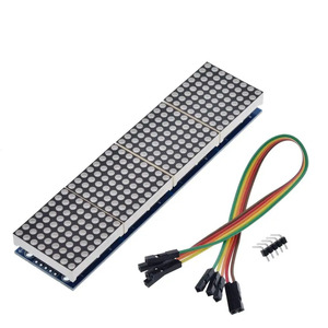 MAX7219 modulo a matrice di punti microcontrollore 4 In un Display con linea 5P