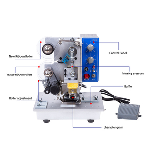 Macchina per la codifica automatica del grano della parola della stampa dell'acciaio della data di calore del nastro elettrico macchina per la codifica a spruzzo della macchina - Product Image 2