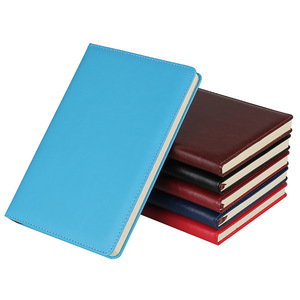 Cuaderno de oficina de negocios con superficie de cuero Pu Simple de fábrica, personalización de sentido avanzado A5, libro diario minimalista grueso - Product Image 5