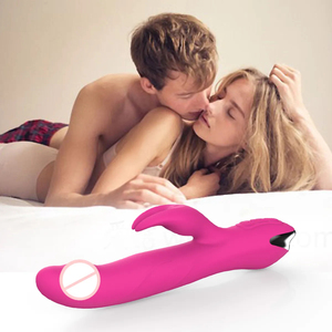 AIERSHA Mini USB-Powered Rabbit Vibrator Thrusting Couples <strong>Sex</strong> Tool with G-Spot Clitoris Stimulator for Women