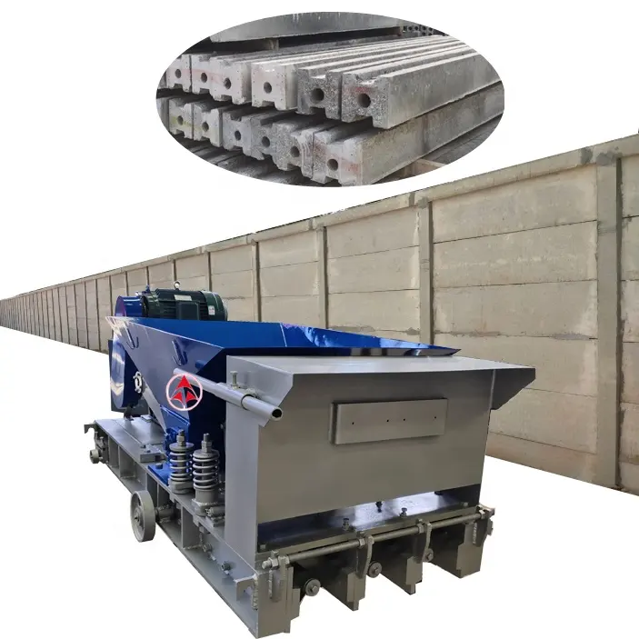 Precast concrete boundary wall machine for making concrete fence wall and columns