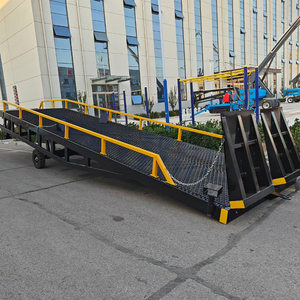Mobile <strong>Container</strong> Forklift <strong>Loading</strong> <strong>Dock</strong> <strong>Ramp</strong> 6000kg 8000kg Capacity Customized Platform <strong>Dock</strong> <strong>Leveler</strong> Hydraulic - Product Image 1