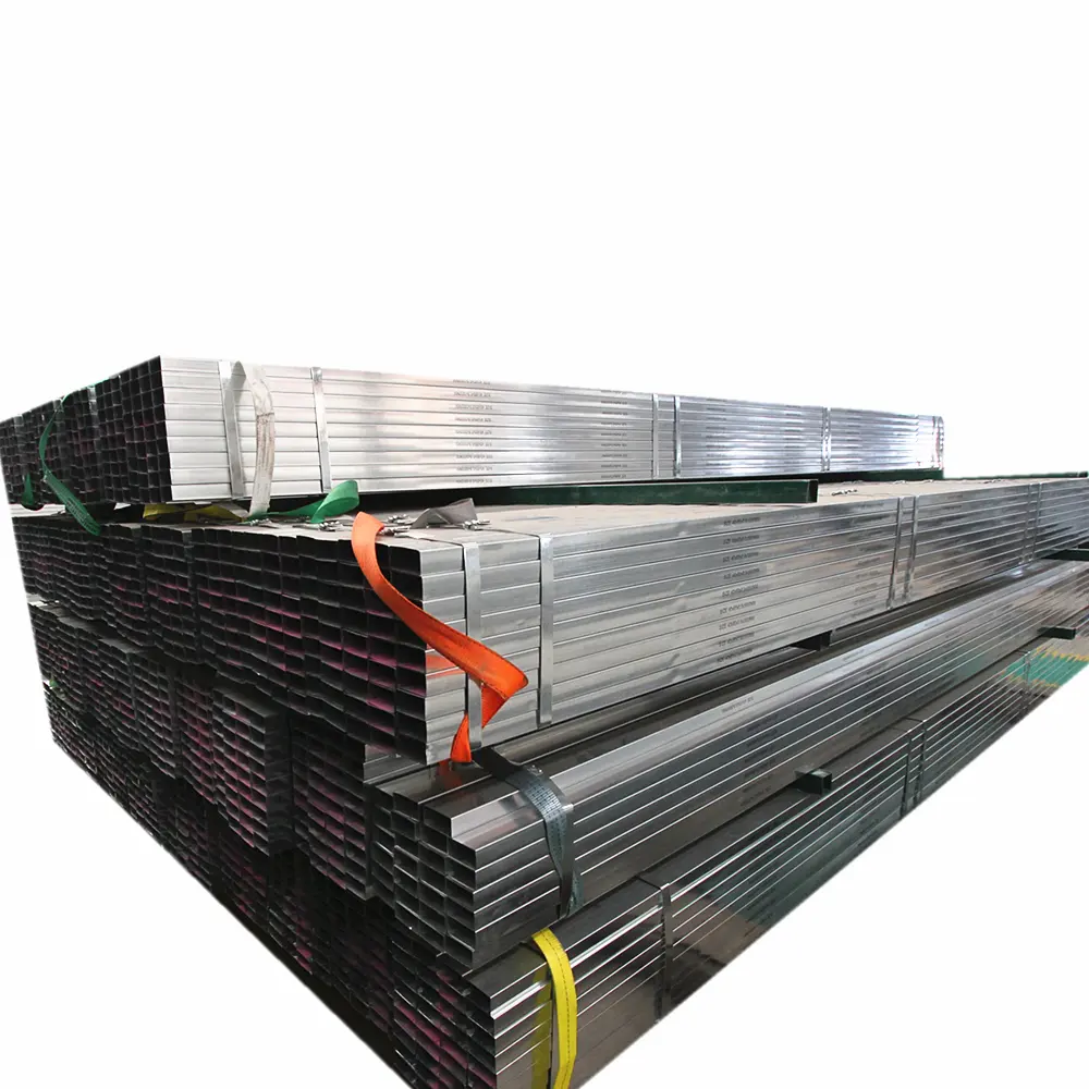 40x80 galvanizado tubo cuadrado de acero precio por metro