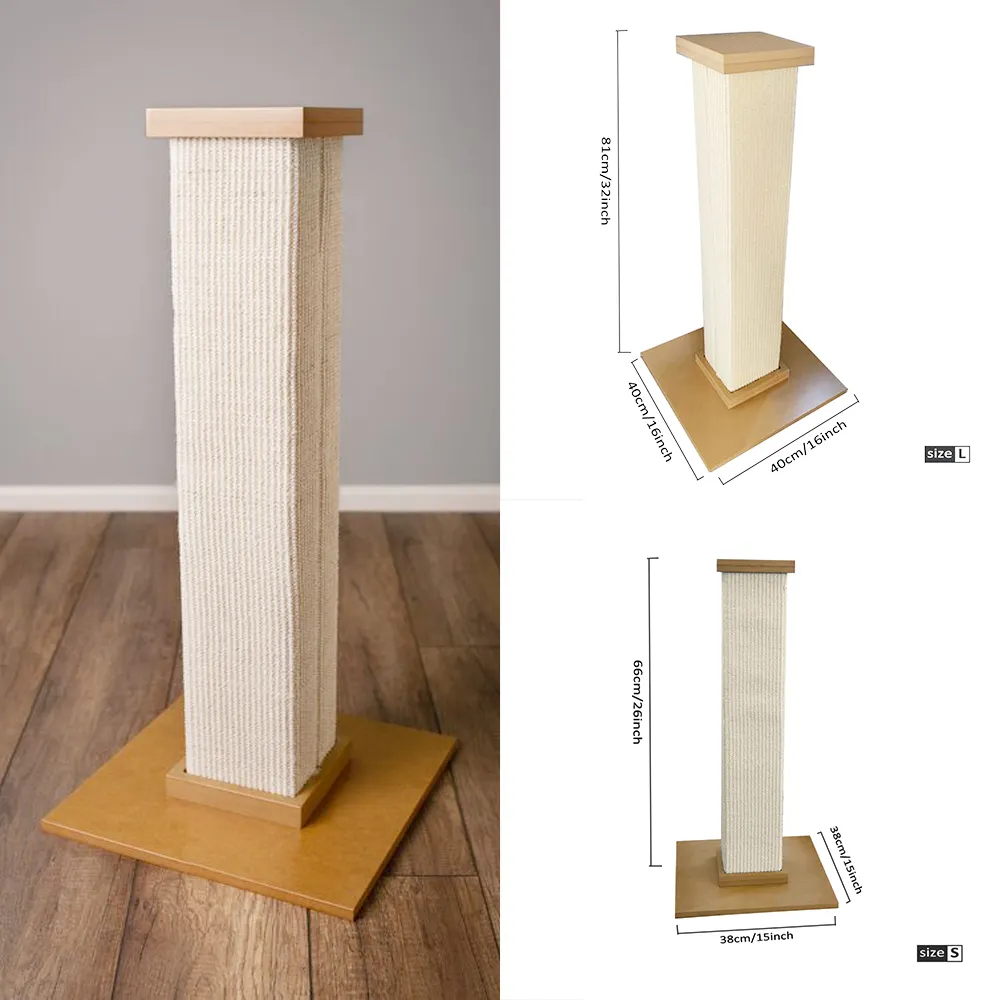 luxury funny cat toy scratch post scratcher wholesale cat tree scratching post sisal cat scratching post