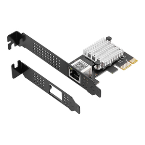 Intel I225-V3ゲームPCIEカード2500Mbpsギガビットネットワークカード101001000MbpsRJ45有線コンピューターPCIE2.5GネットワークアダプターLAN - Product Image 1