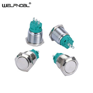 Welfnobl 24โวลต์ปุ่มกดสวิตช์ LATCHING LED ปุ่มกดกันน้ำ - Product Image 6
