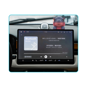Kaili Decorative Mini Hippo Figures <strong>Simulated</strong> Animal Theme Car Tablet <strong>Computer</strong> Mobile Phone Case Made of Plastic - Product Image 3