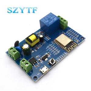 Fuente de alimentación de DC5-80V ESP8266, WiFi, módulo de relé Raspberry Pi de un solo canal, PLACA DE DESARROLLO DE ESP-12F