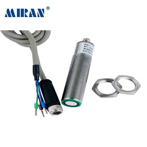 Sensor de desplazamiento ultrasónico Miran Sensor de salida analógica de distancia de 1000mm Sensor de medición sin contacto