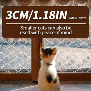 Pawise çok boyutu kedi balkon netleştirme kedi koruma ağı balkon kedi pencere kapı merdiven anti-sonbahar Net naylon koruyucu örgü - Product Image 4