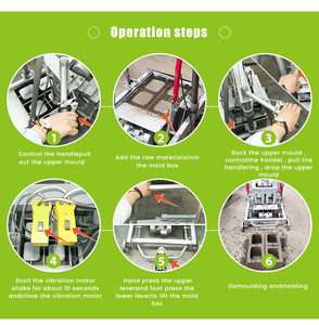 Небольшое ручное оборудование для производства Цементных Блоков - Product Image 3