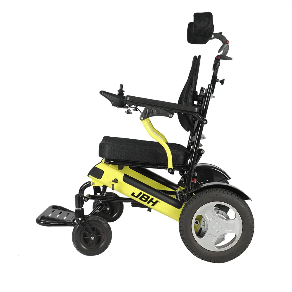 JBH-silla de ruedas eléctrica para adultos, equipo de terapia física, color negro, D11