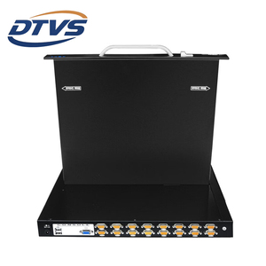 数字电视KVM交换机usb 1U机架安装抽屉控制台热键OSD控制16端口VGA 19英寸VGA 17液晶KVM交换机 - Product Image 3
