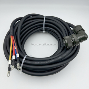 10m kablo Servo Motor kablosu JWSP-XM08NS1-10 4 Pin güç kablosu JWSP-XM08NF1-10 JWSP-XM08NS2-10 JWSP-XM08NF2-10 için CNC makinesi - Product Image 2