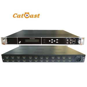 H264 Hd Dvb-c Dvb-t Isdbt Atsc Rf Dvb Modulador Cabecera digital Modulador de codificador de video Avc de Mpeg-4 - Product Image 1
