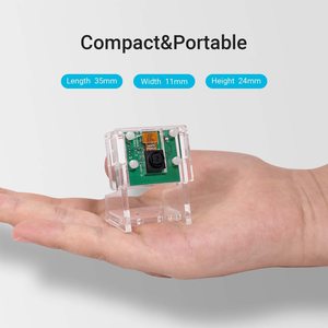 Raspberry Pi, módulo de cámara 1080P 5M píxeles OV5647 de Sensor para Raspberry Pi 4 y frambuesa pi 3 B + con el caso de montaje