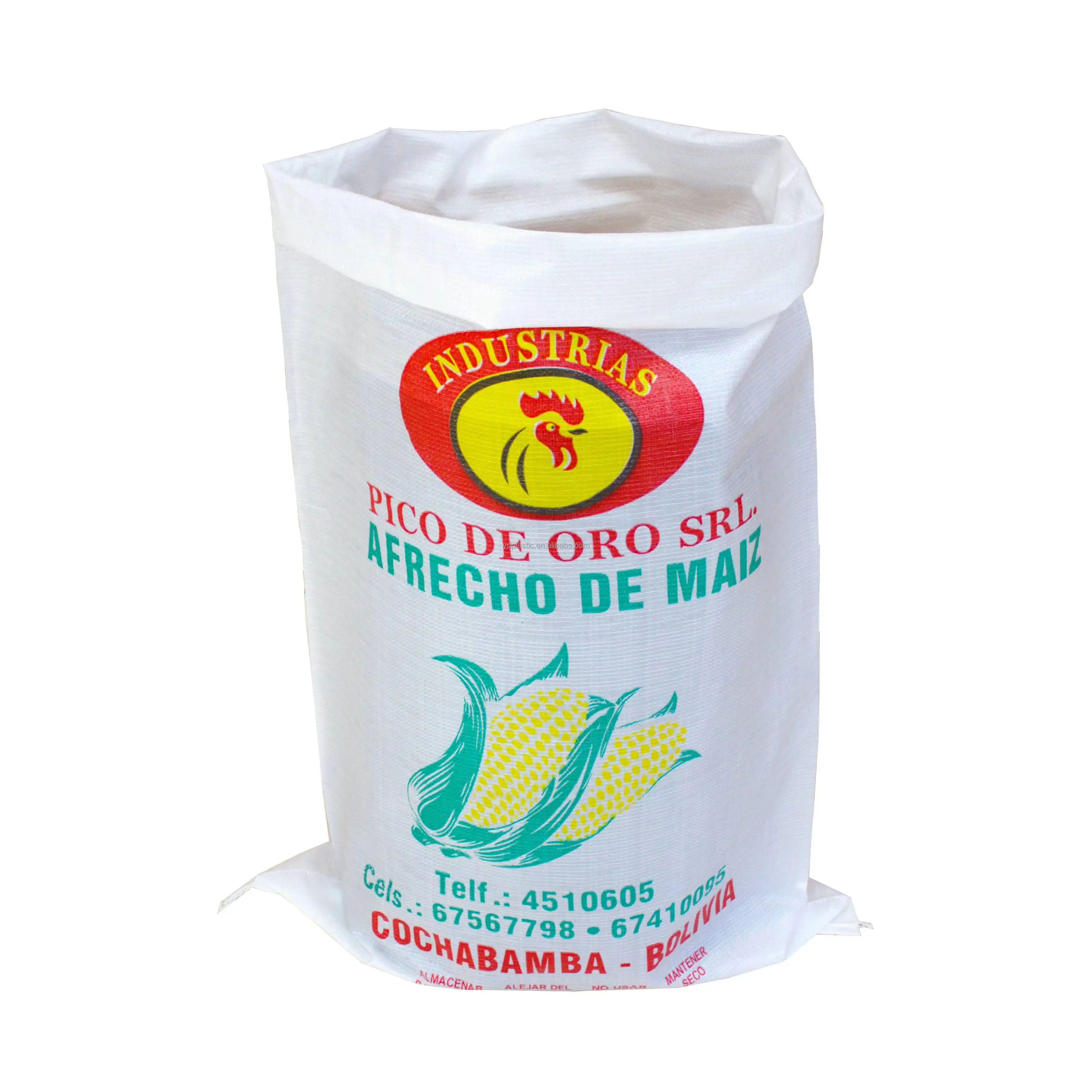 Bán Sỉ Túi Dệt Polypropylene 25Kg 50Kg 50Kg Bằng Nhựa PP Theo Yêu Cầu Túi Dệt Pp Đóng Gói Bột Gạo