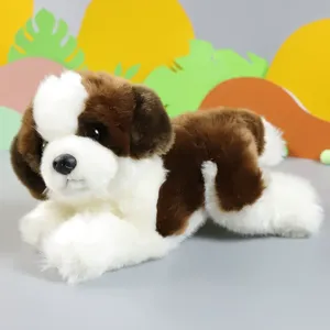 ハスキーシミュレーションぬいぐるみユニセックス子犬犬人形コンフォーターPPコットン子供用ギフトパーティー