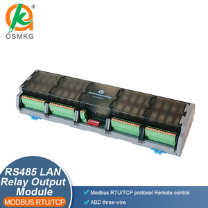 Oshangming 32 Placa de salida de relé 12V/24V Módulo de relé RS485 Lan Modbus RTU TCP para máquina AC DC - Product Image 2