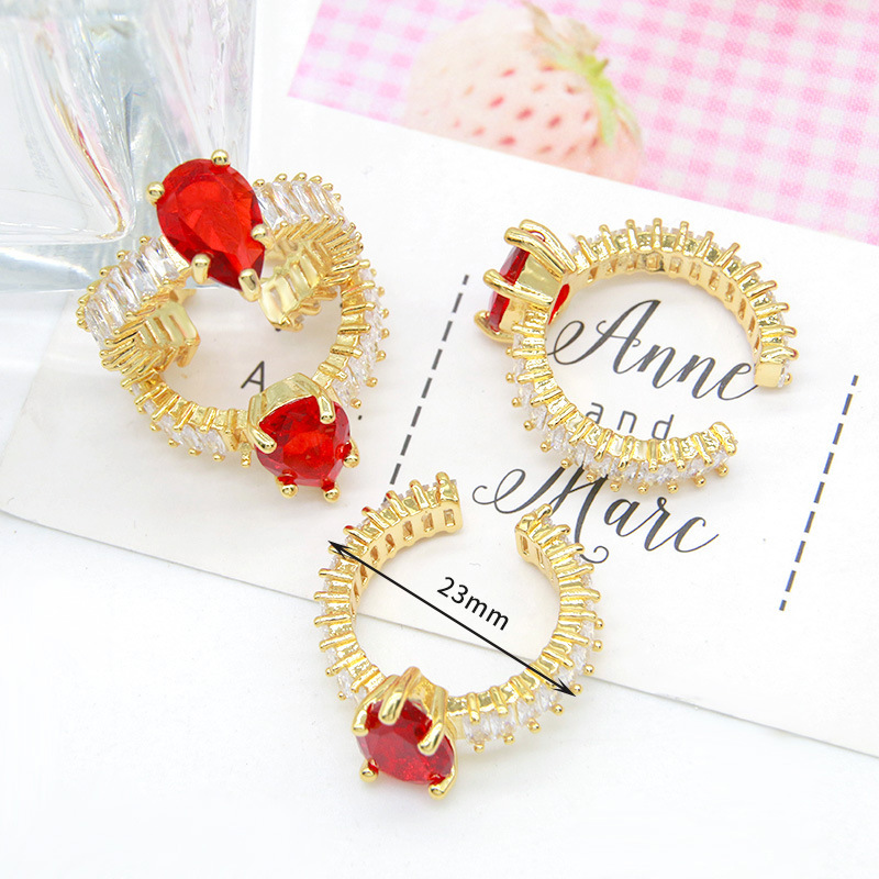1. Red teardrop zircon