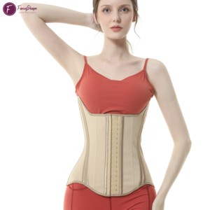 19 thép xương Latex đồng hồ cát eo huấn luyện viên cong Shaper công ty nén Push-Up Bust Cincher Corset Shapewear thoáng khí - Product Image 4