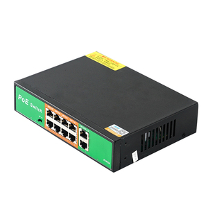 OEM 250m porta 8 + 8 non gestito rete gestita Poe Switch 48v QoS funzione 48v PoE Switch per telecamera IP rete IP