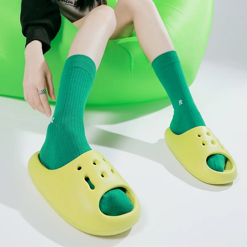 Luxury Brand Outdoor Indoor EVA Slides for Women Men Beach Sandals Slippers
