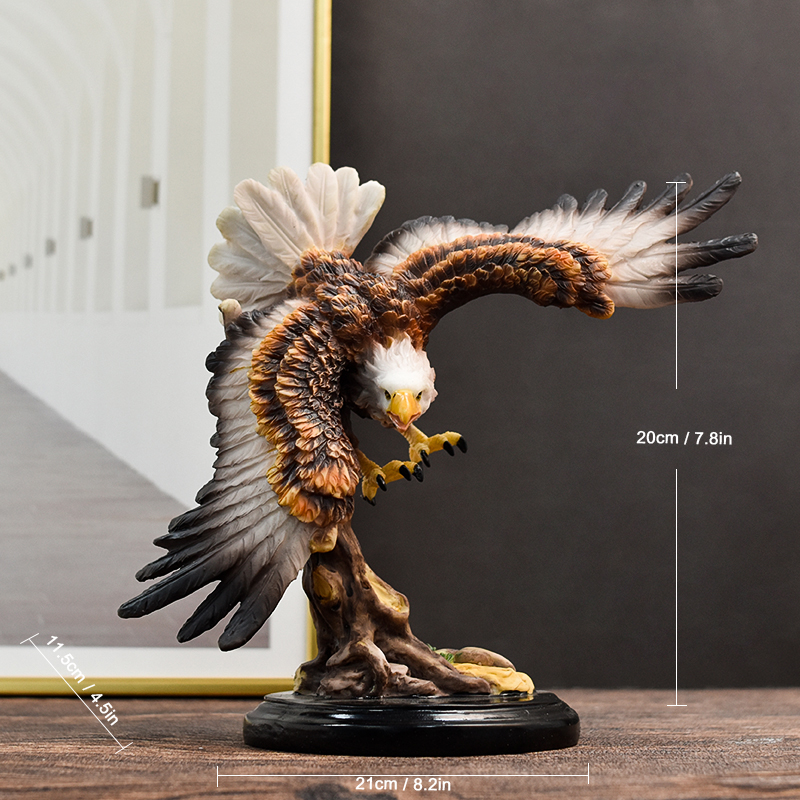 Simulation d'aigle puissante