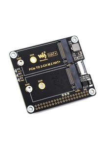 Adattatore da PCIe a 2 pollici M.2 per Raspberry Pi 5, compatibile con unità a stato solido NVMe taglia 2230/2242, cappello Raspberry Pi 5 M.2 - Product Image 2