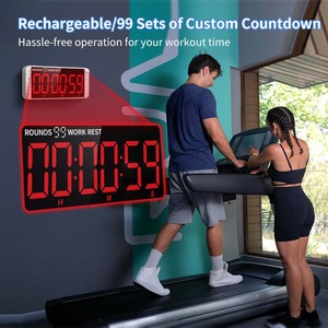 Großbild-Countdown-Timer für Besprechungen und Präsentationen Einfach zu lesende LED-Anzeige Batterie betriebener Klassen zimmer-Timer - Product Image 2