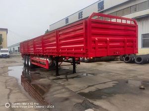 Bên thả Trailer bán với hàng rào bên có thể tháo rời nhanh chóng cho vận chuyển đa mục đích cả container và Hàng rời cho Zambia - Product Image 6