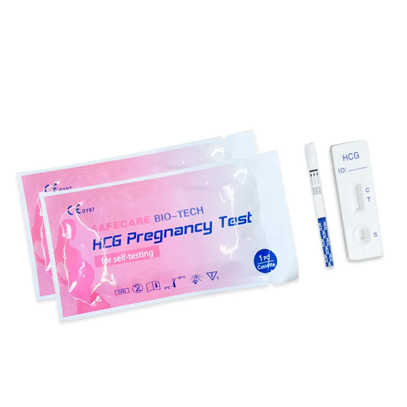One step HCG rapid test kit / HCG Pregnancy tests / Medical equipments