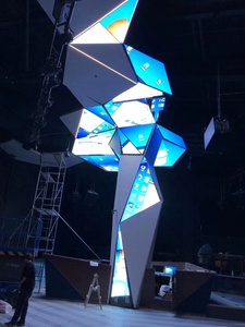 Personalizado Full Color Display LED para interior e exterior Design Wall Mounted LED Publicidade Screen