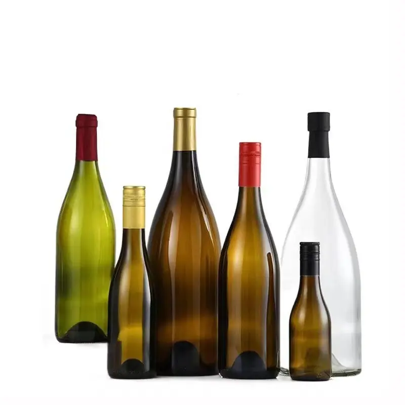Werksprodukte leere Verpackung im Großhandel 187 ml Glasflasche für Burgundwein