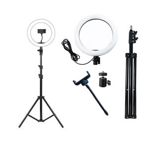 Foldable Ring Fill Light Phone Holder Portable Mini 10 Inch 12 Inch RGB 18 Inch <strong>Led</strong> Circle Ring Light with Tripod Stand Selfie <strong>R</strong> - Product Image 2