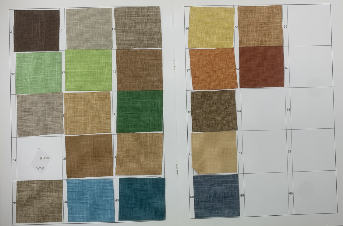 Carte de couleurs disponible avec de nombreux choix.