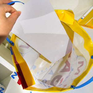 Custom Poly Bag <strong>Soft</strong> <strong>Loop</strong> <strong>Handles</strong> LDPE/HDPE Tote Shopping Plastic Bag With Own logo for Clothing Packaging - Product Image 4