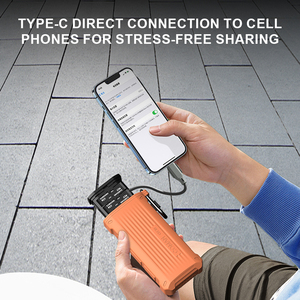 COMAN E10 USB kart okuyucu saklama kutusu yüksek hızlı veri iletim tip-c PC kamera için 2-in-1 SD/TF kart okuyucu - Product Image 2