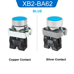 プッシュボタンスイッチXB2-BA31C/42/51/61/21セルフリセットインチング円形点接触電源スタートボタン - Product Image 6