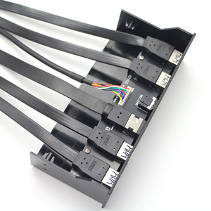 OEM USB3.0 USB3.1 5 Ports <strong>USB</strong> a Female *<strong>3</strong> + Type C + DC <strong>3</strong>.5mm to 20Pin 9Pin Type E 10Gbps 5Gbps Cable with Board - Product Image 2