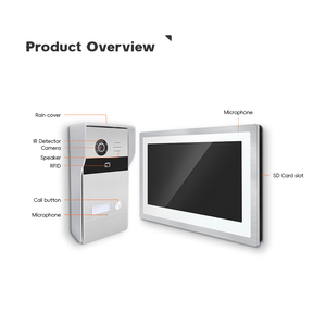 2Way Voice <strong>Video</strong> DoorPhone Multi-function <strong>Video</strong> <strong>Intercom</strong> Door Entry <strong>System</strong> for Different Countries - Product Image 2