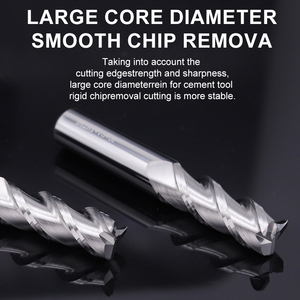 Alüminyum işleme bitirme aracı karbür End Mill dayanıklı alüminyum kesici alüminyum alaşımlı kesme aleti - Product Image 3
