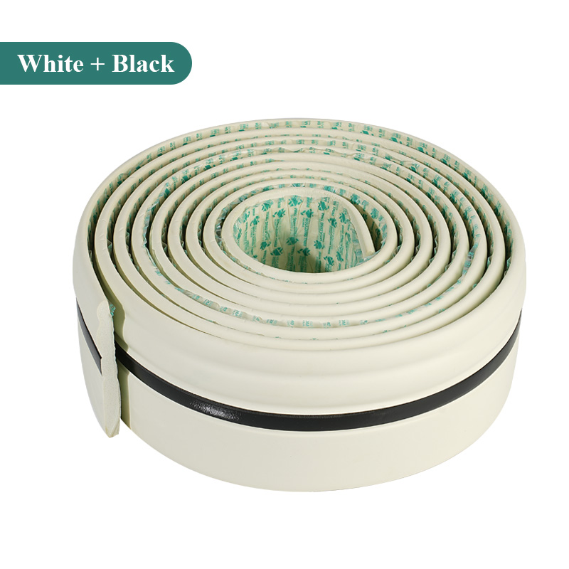YT267-Blanc laiteux + Noir-98 mm de large-5 m