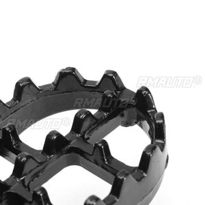 Evrensel motosiklet ayak mandal aittir Footpegs motosiklet ayak istirahat alüminyum kir Pit <span class=keywords><strong>Honda</strong></span> XR için Yamaha <span class=keywords><strong>PW50</strong></span> PW80 TW200/CRF