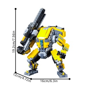 Funbuild Creative MOC-207291 <strong>Legion</strong> Prime Class Titan Mech Model Building Block Set Game Figure Mecha Robot Brick <strong>Toy</strong>
