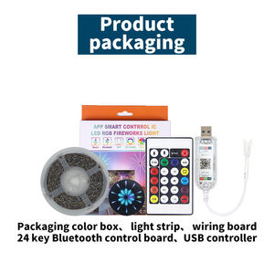 Rgbic Thông Minh Pháo Hoa Ánh Sáng Ứng Dụng Điều Khiển Từ Xa Trong Nhà Đảng Trang Trí Nội Thất Chạy Chảy Nước Đầy Đủ Màu Sắc Ánh Sáng Sao LED Strip Ánh Sáng - Product Image 6